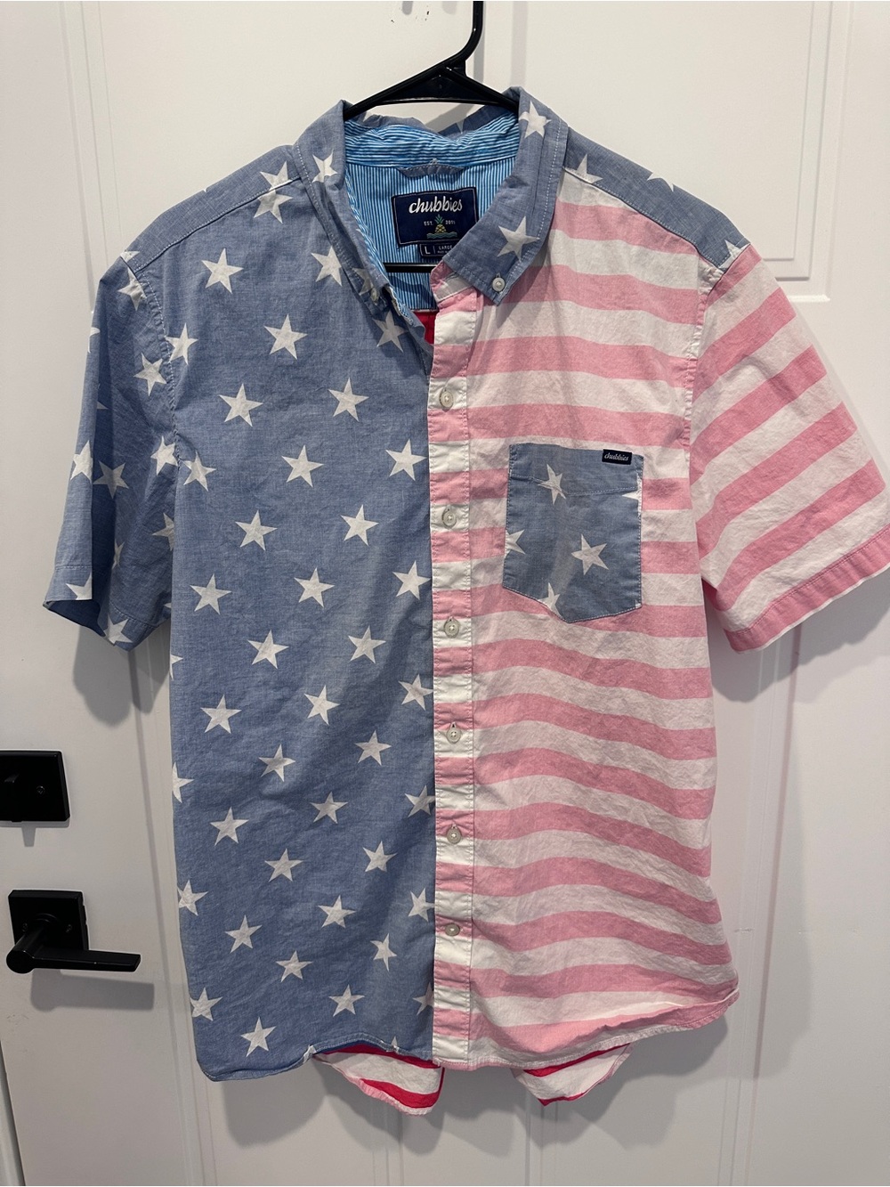 Chubbies Men’s “Uncle Sam” Friday Button-Up Shirt
